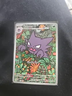 Pokemon TCG Haunter 027 Black Star Promo Card - Image 1