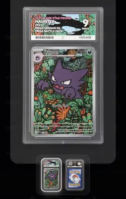 Pokemon TCG Haunter Card - MEP 027 - English - Black Star Promo - ACE Grade 9 - Image 1