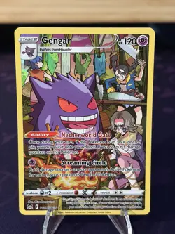 Pokemon TCG Gengar TG06/TG30 Full Art Trainer Gallery Lost Origin Nm+ - Image 1