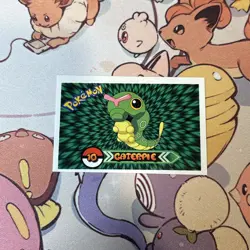 Caterpie #010 - 2022 Pokemon Indigo League Sticker Set (Peru) - Image 1