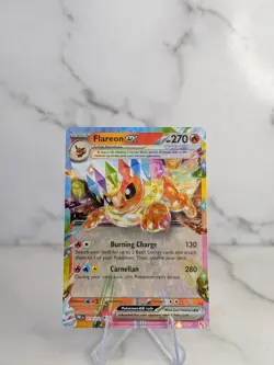 Pokemon TCG Flareon EX Prismatic Evolutions Card 014/131 NM - Image 1