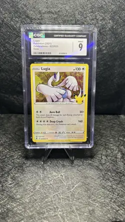 Pokemon Lugia 022/025 Celebrations Holo CGC 9 Pokemon TCG Basic Card - Image 1