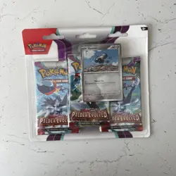 Paldea Evolved 3 Booster Pack Blister Scarlet & Violet Pokemon Card TCG SEALED - Image 1