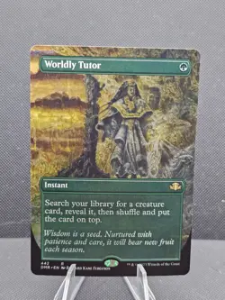 Worldly Tutor (Borderless) Dominaria Remastered Regular - Image 1