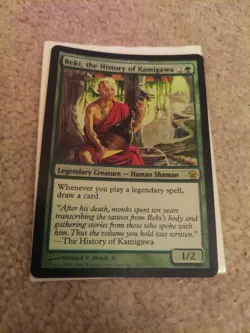 Reki, the History of Kamigawa [Saviors of Kamigawa] MTG Near Mint Foil - Image 1