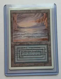 MTG Magic: The Gathering Underground Sea Revised Edition Land Rare Rob Alexander - Image 1
