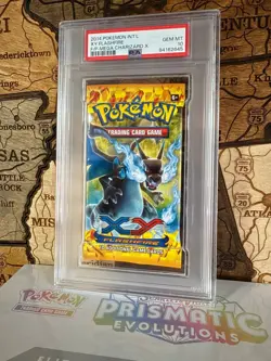 Pokemon XY Flashfire Booster Pack Mega Charizard X Art PSA 10 - Image 2