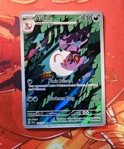 Arbok Illustration Rare Full Art Holo Temporal Forces 176/162 NM Pokemon TCG - Image 1