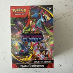 Pokemon TCG: Mega Evolution-Phantasmal Flames Booster Bundle SEALED - Image 1