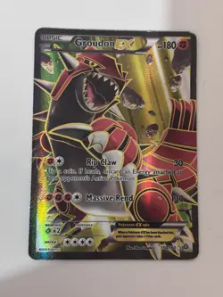 Groudon EX 150/160 Rare Ultra PRIMAL CLASH Pokemon - Image 1