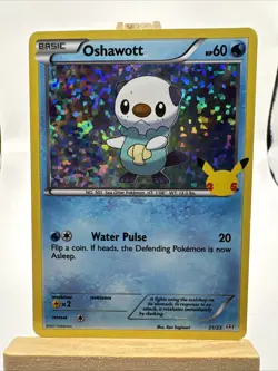 Oshawott 21/25 McDonald’s 25th Anniversary Promo Holo Pokemon TCG 💧 - Image 1