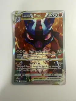 Lucario VSTAR SWSH291 Holo Promo Sword & Shield Promo Pokemon Near Mint - Image 1
