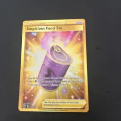 Suspicious Food Tin (Secret) 80/73 Champions Path Holo Gold Foil Pokemon LP+ - Image 1