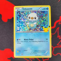 Oshawott 021/025 Promo McDonald's 25th Anniversary Promos Pokemon Holo Damaged - Image 1