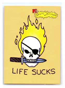 1994 Fleer Ultra MTV's Beavis and Butt-Head #6946 Life Sucks - Image 1