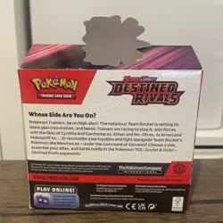 Destined Rivals EMPTY Booster Box Pokemon TCG Display Box NO PACKS - Image 3