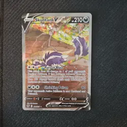 Skuntank V 181/195 Silver Tempest Pokemon Ultra Rare Near Mint - Image 1