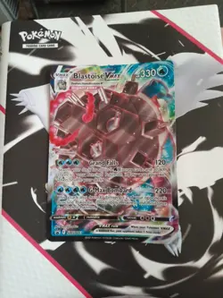 Blastoise VMAX SWSH103 - Black Star Promo Full Art Pokemon Card NM/Mint jumbo - Image 1