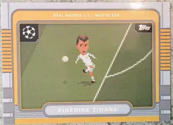 2025-26 Topps Uefa Club Competitions - 8-Bit Shots Zinedine Zidane #8b-8 - Image 1