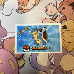 Blastoise #009 - 2022 Pokemon Indigo League Sticker Set (Peru) - Image 1