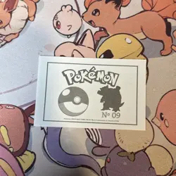Blastoise #009 - 2022 Pokemon Indigo League Sticker Set (Peru) - Image 2