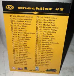 Kobe Bryant 1996 Score Board All Sport PPF Checklist #3 #150 Lakers NBA Card - Image 2