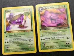 Pokemon Grimer Muk 1st Edition Mint Team Rocket See Photos! Non Holo Free Ship! - Image 1