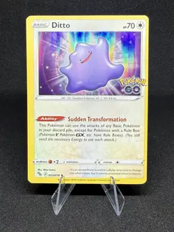 Ditto 053/078 Holo Pokemon GO - Pokemon Card - Image 1