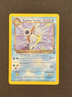 Pokemon TCG Dark Blastoise 20/82 Team Rocket Regular Rare WOTC Vintage German - Image 1