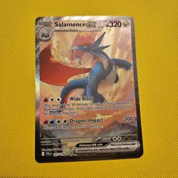 Pokemon TCG Salamence EX Full Art Card Journey Together 187/159 - Image 1