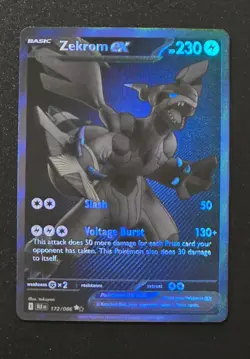Pokemon TCG Zekrom EX Black Bolt English Card 172/086 S&V - Image 2