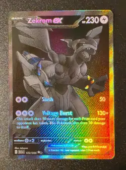Pokemon TCG Zekrom EX Black Bolt English Card 172/086 S&V - Image 3