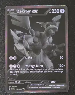 Pokemon TCG Zekrom EX Black Bolt English Card 172/086 S&V - Image 4