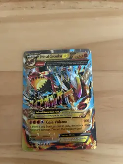 Primal Groudon EX Pokemon Card - Image 1