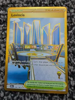 Pokemon TCG Levincia Card Destined Rivals Secret Rare 244/182 English Nm - Image 1