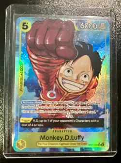 Monkey.D.Luffy (OP07-109) Super Rare Foil - 500 Years in the Future (6000 Power) - Image 1