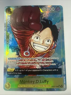 One Piece Monkey D Luffy OP07-109 Alternate Art - Image 1