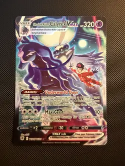 Pokemon TCG Shadow Rider Calyrex VMAX TG18/TG30 Astral Radiance Trainer Gallery - Image 1