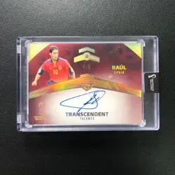 2022 Panini Eminence World Cup Transcendent Talents On Card Auto Raul Gold /5 - Image 1