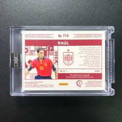 2022 Panini Eminence World Cup Transcendent Talents On Card Auto Raul Gold /5 - Image 2