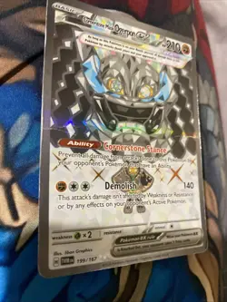 Pokemon TCG Cornerstone Mask Ogerpon EX Twilight Masquerade Holo Card 199/167 - Image 5