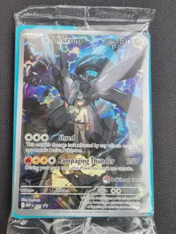 N’s Zekrom Ascended Heroes Pokemon Center Stamped Promo Card BN & Sealed TCG - Image 1