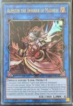 YuGiOh Aleister the Invoker of Madness Ultra Rare GEIM-EN053 1st Edition NM - Image 1