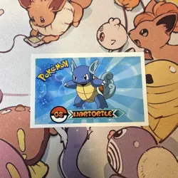 Wartortle #008 - 2022 Pokemon Indigo League Sticker Set (Peru) - Image 1