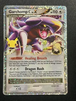 Garchomp C LV.X 145/147 Celebrations: Classic Collection Holo Pokemon Card - Image 1