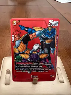 Dragon Ball TCG Card Ginyu SB02-049 Holofoil - Image 1