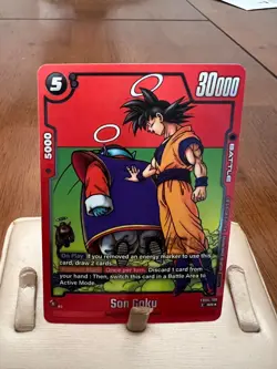 Dragon Ball TCG Card Son Goku FB05-100 SR Limited Pack Manga Ver 02 Holofoil - Image 1