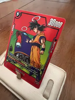 Dragon Ball TCG Card Son Goku FB05-100 SR Limited Pack Manga Ver 02 Holofoil - Image 3