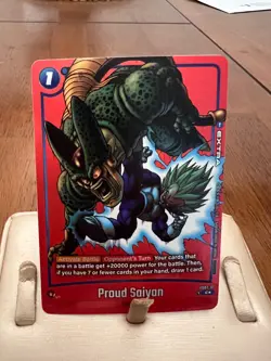 Dragon Ball TCG Card Proud Saiyan FS07-12 Holofoil Limited Pack Manga Ver 02 - Image 1