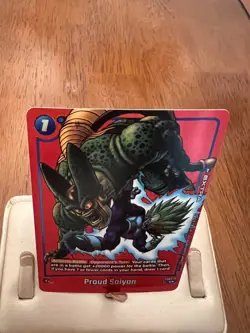 Dragon Ball TCG Card Proud Saiyan FS07-12 Holofoil Limited Pack Manga Ver 02 - Image 2